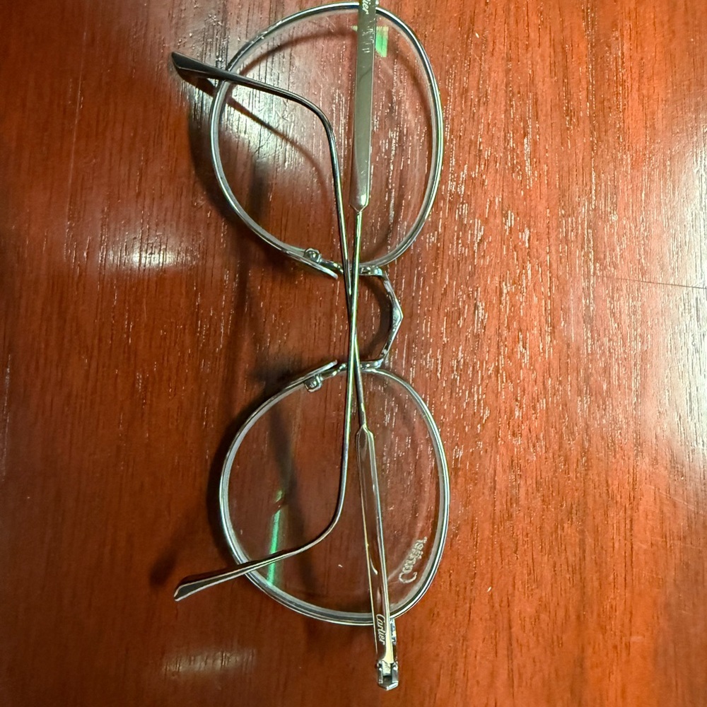 Cartier Silver Round Eyewear - Picture 7 of 10
